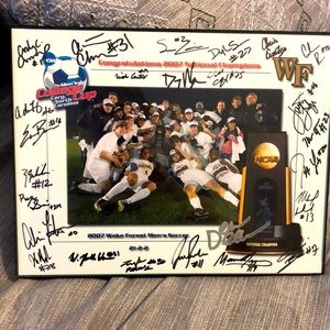 Wake Forest Men’s Soccer Signed Poster